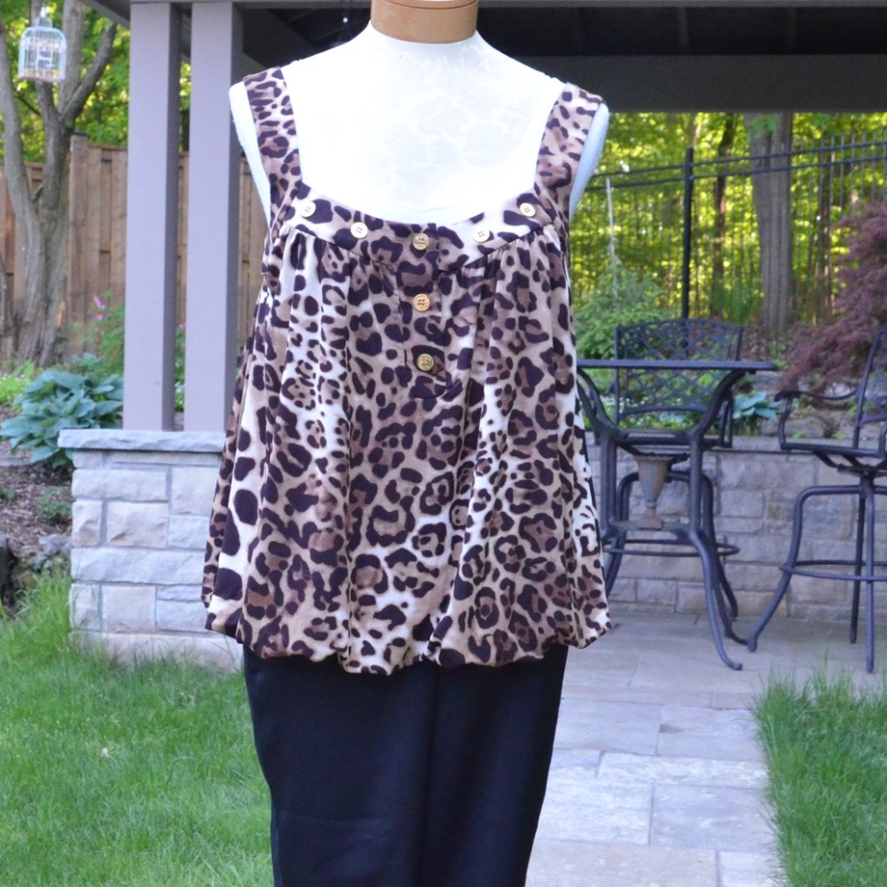 MARCIANO LEOPARD PRINT DRESS